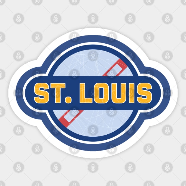 St. Louis Blues Hockey Sticker by Fourteen21 Designs